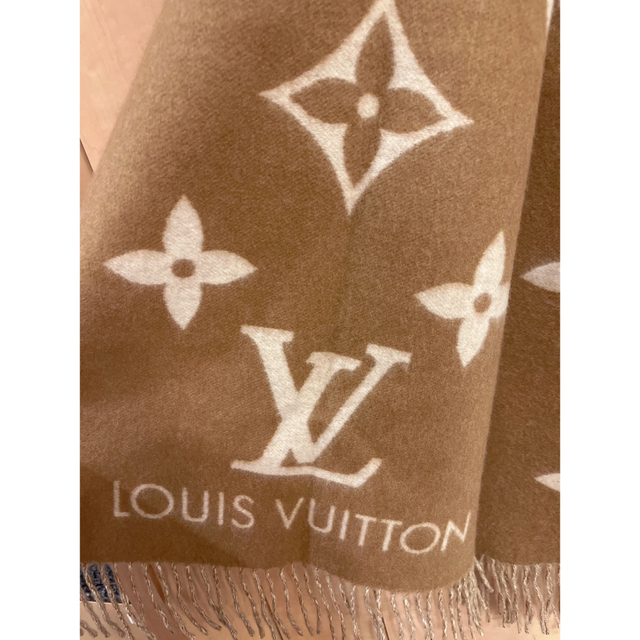 LOUIS VUITTON(ルイヴィトン)のルイヴィトン　カシミア　マフラー レディースのファッション小物(マフラー/ショール)の商品写真