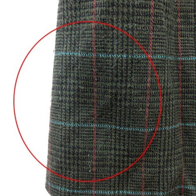 Lily Brown(リリーブラウン)のリリーブラウン タイトスカート ミニ グレンチェック 0 緑 グリーン レディースのスカート(ミニスカート)の商品写真