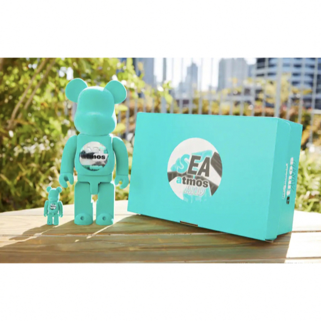 BE@RBRICK atmos x WIND AND SEA 100% 400%