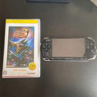 プレイステーションポータブル(PlayStation Portable)のpsp-3000＋モンスターハンター(家庭用ゲーム機本体)