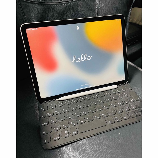 iPad Air4 スターライト　純正キーボード　アップルペンシル　3点セットスマホ/家電/カメラ