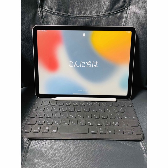 iPad Air4 スターライト　純正キーボード　アップルペンシル　3点セット