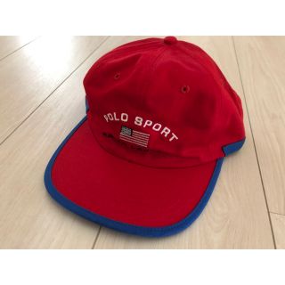 ポロラルフローレン(POLO RALPH LAUREN)のPOLO SPORT ポロスポーツ キャップ デッドストック未使用品 90s(キャップ)