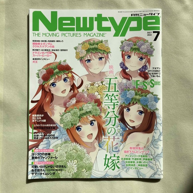 Newtype (ニュータイプ) 2022年 07月号 エンタメ/ホビーの雑誌(アート/エンタメ/ホビー)の商品写真