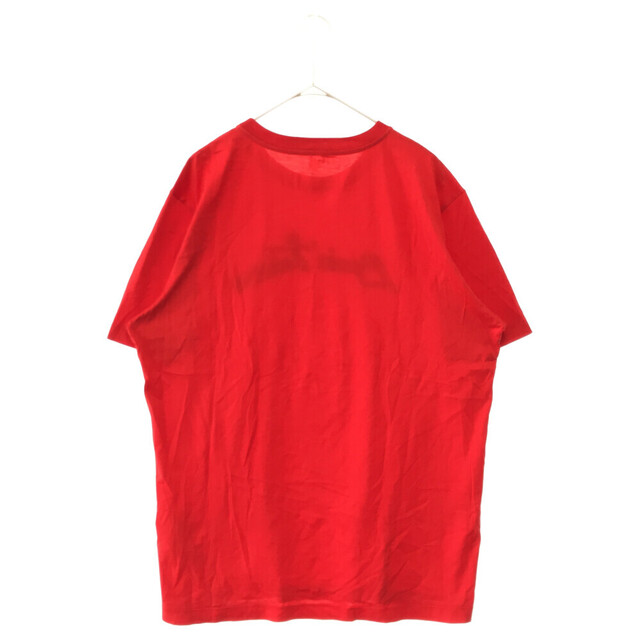 LOUIS VUITTON ルイヴィトン 13AW フロントロゴ刺繍　クルーネック半袖Tシャツ　レッド　RM132M
