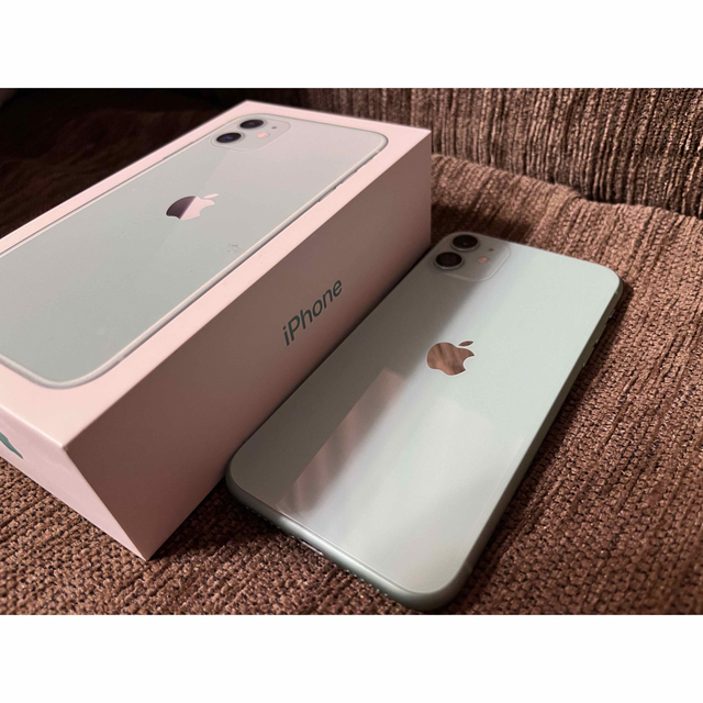 iPhone - iPhone11 64G 本体 グリーン Greenの通販 by aki|アイ