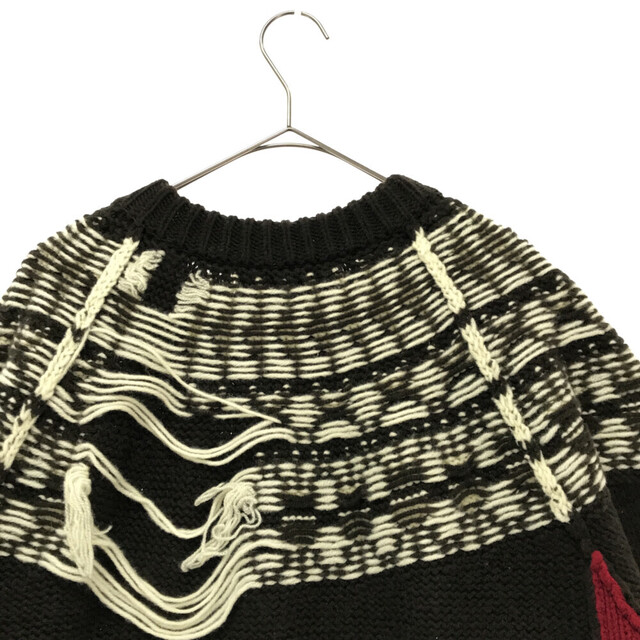 YUKI HASHIMOTO ユウキハシモト 21AW INSIDEOUT WAREHOUSE PATTERN JUMPER インサイドアウト ウェアハウスパターン ニットセーター ブラウン 212-01-0502 3