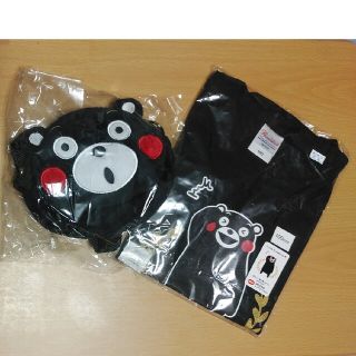 くまモンキャラクターグッズセット🏯🐻ポシェット&Tシャツ100cm(キャラクターグッズ)