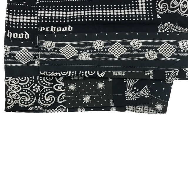 NEIGHBORHOOD(ネイバーフッド)のNEIGHBORHOOD ネイバーフッド 21SS BANDANA /C-ST 211AQNH-PTM07 ペイズリー ドット総柄 ハーフパンツ ショーツ ブラック/ネイビー/ホワイト メンズのパンツ(その他)の商品写真