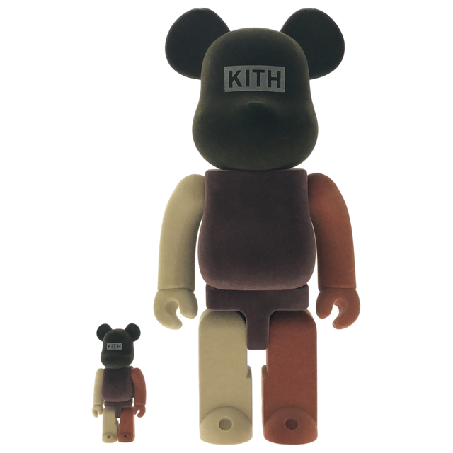 MEDICOM TOY メディコムトイ Bearbrick x Kith Monday Program Vol. 3 100% & 400% ベアブリック キス マンデー プログラム 人形 マルチ135センチ100%縦幅