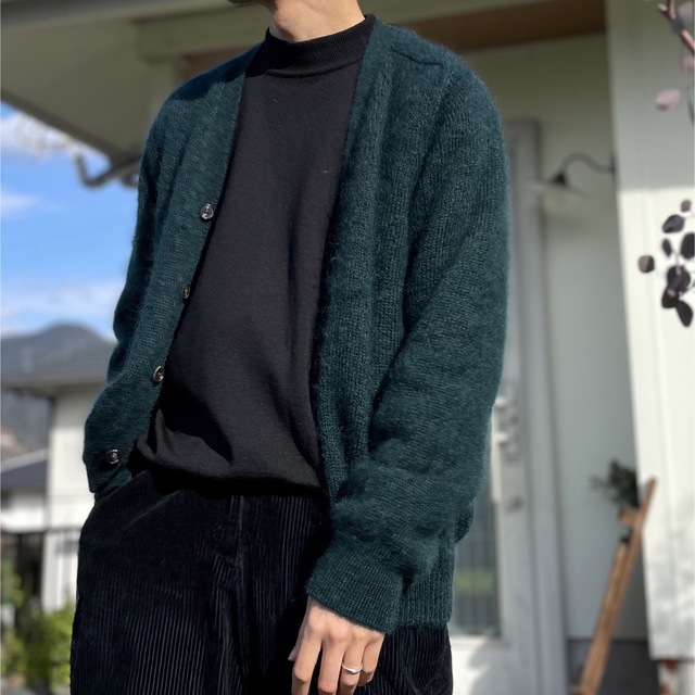 batoner pure mohair cardigan バトナーピュアモヘア