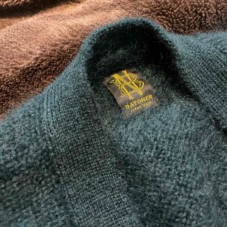 BATONER - batoner pure mohair cardigan バトナーピュアモヘアの