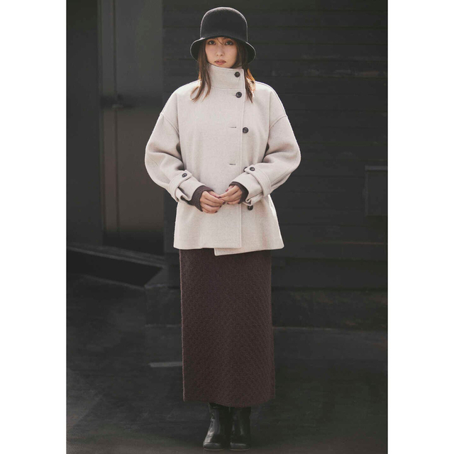N.Natural beauty basic - テックメルトンスタンドネックショート