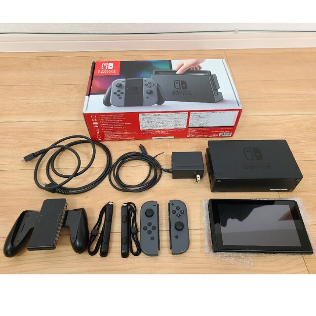 Nintendo Switch JOY-CON グレー 本体  HAC-S-KA