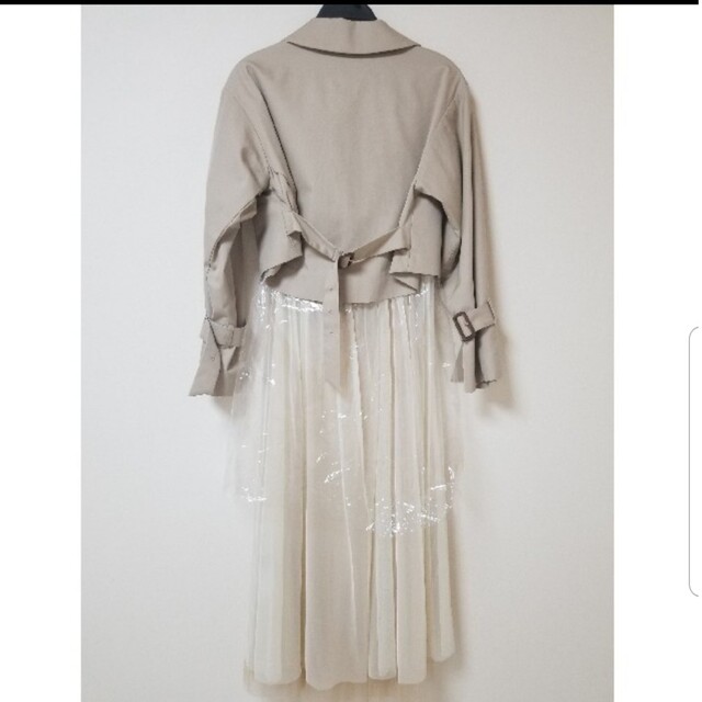 新品 sheller 3way チュール トレンチコート オリジナル www