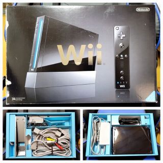 ニンテンドウ(任天堂)の【ジャンク品】Nintendo Wii 本体 RVL-S-KJ　リモコン無し！(家庭用ゲーム機本体)