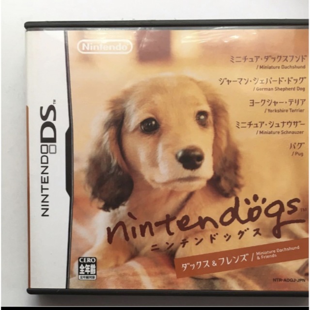 ニンテンドーDS(ニンテンドーDS)の美品【DS】 nintendogs ダックス＆フレンズ任天堂  エンタメ/ホビーのゲームソフト/ゲーム機本体(その他)の商品写真