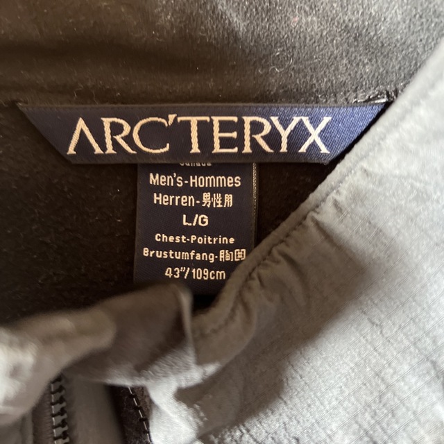 arc'teryx　シグマARジャケット　L　グレー　ナイロン　ソフトシェル