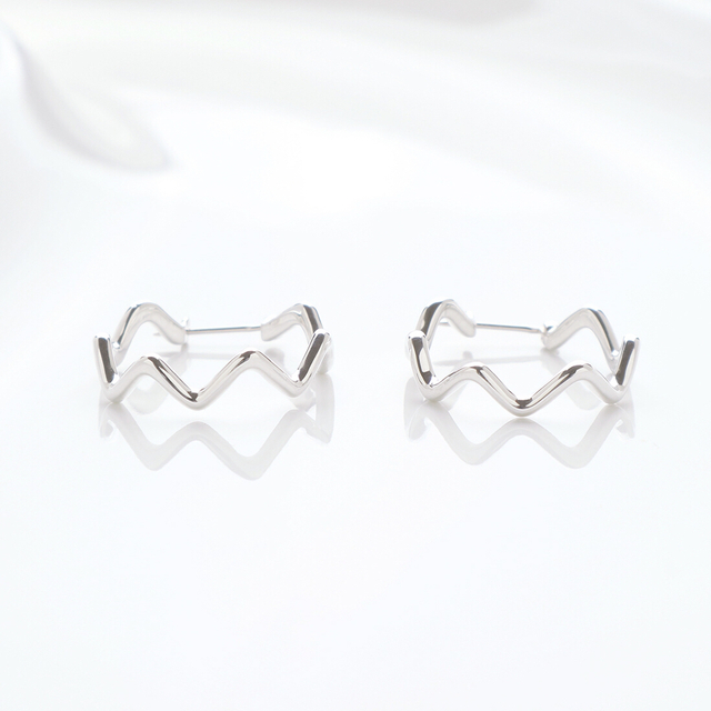 80/20クロス 美品 TIFFANY ティファニー ヴィンテージ ウェーブ フープ