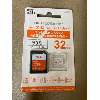 エーユー(au)のau+1 collection microSDHC 32GB メモリーカード(その他)