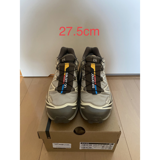 27.5cm SALOMON XT-6 GTX VINTAGE KHAKI