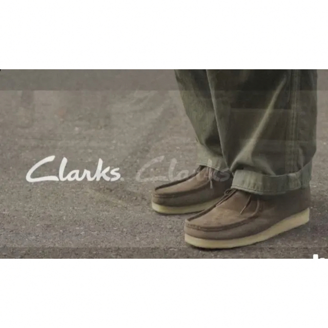 clarks wallabee dark brown suede  uk8.5