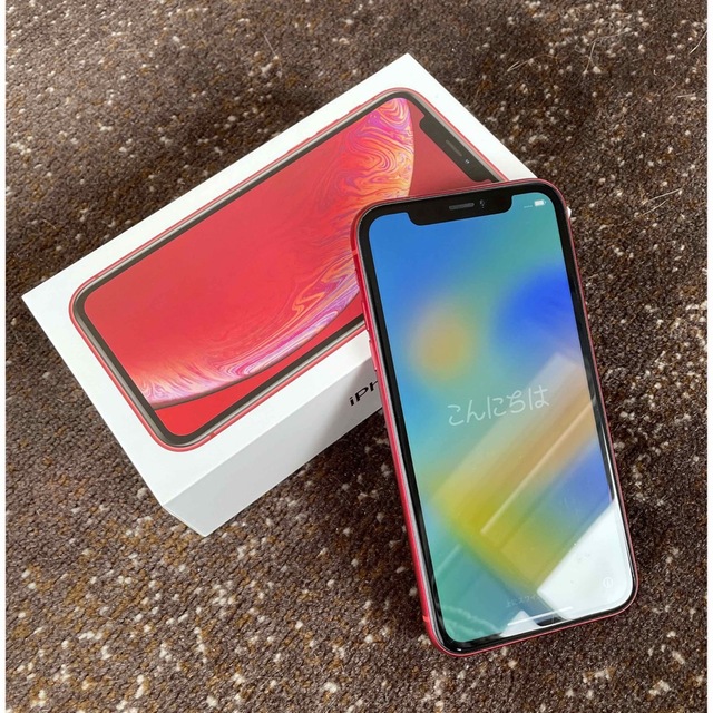 【SIMフリー】iPhone XR PRODUCT RED 64GB (美品)