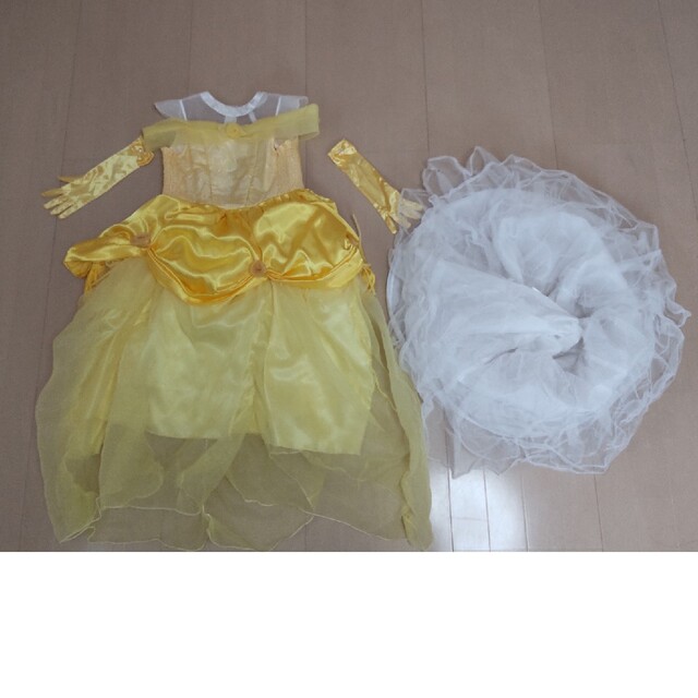 Disney(ディズニー)のビビディバビディブティック　ベル　ドレス キッズ/ベビー/マタニティのキッズ服女の子用(90cm~)(ドレス/フォーマル)の商品写真