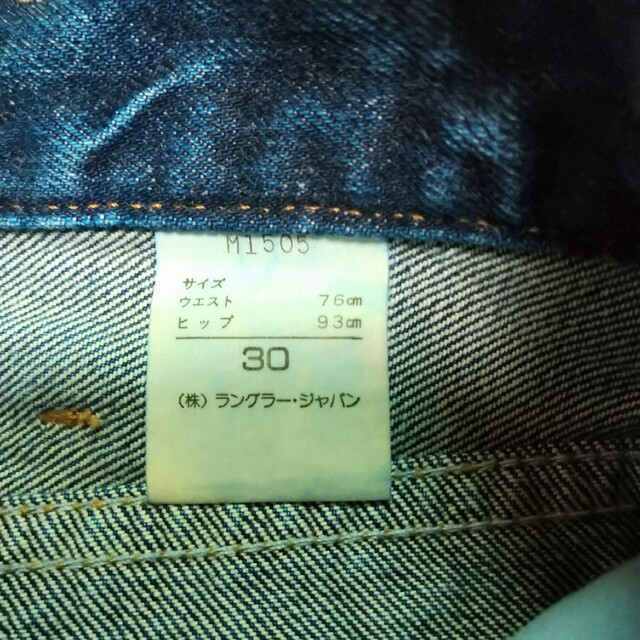 Wrangler(ラングラー)のWranglerブルージーンズサイズ　30未着用綿100％ メンズのパンツ(デニム/ジーンズ)の商品写真