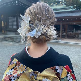 アメリカンフラワー(ヘアピン)