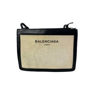 Balenciaga - バレンシアガ　ネイビーポシェット　キャンバス　ショルダーバッグ
