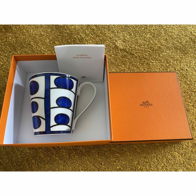 HERMES エルメス　ブルーダイユール　マグカップ　No.1