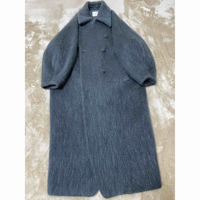 新品同様 DEFORMATION - VINTAGE Ameri COLLAR COAT SHAGGY ロング