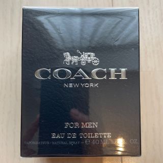 コーチ(COACH)のcoach 香水 Men オードトワレ　40m 新品未開封(香水(男性用))