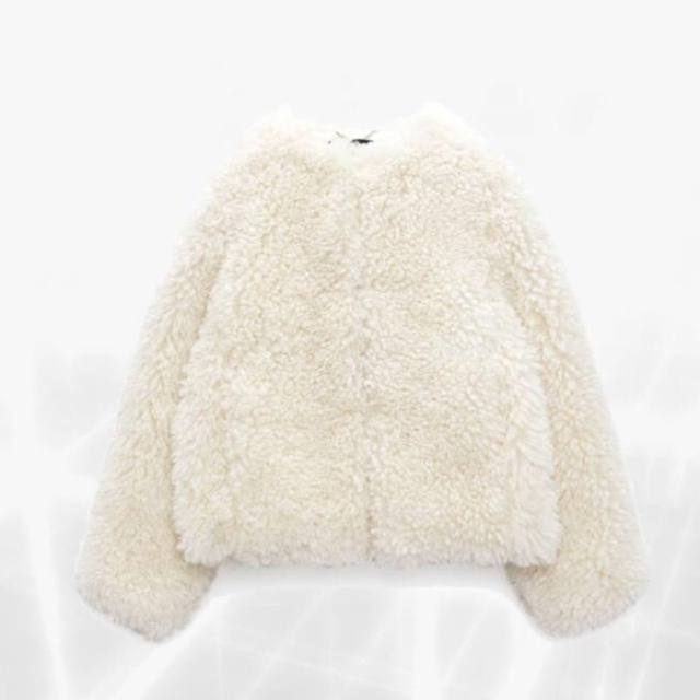 【人気即完売品‼︎】ZARA フェイクファーコートカーディガン | フリマアプリ ラクマ