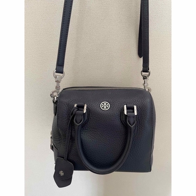 超美品❣️TORY BURCH ストローミニボストン型バッグ