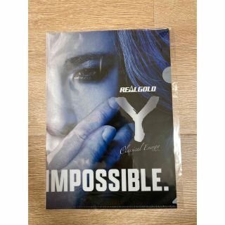 YOSHIKI REALGOLDコラボクリアファイル新品未使用送料無料(ミュージシャン)