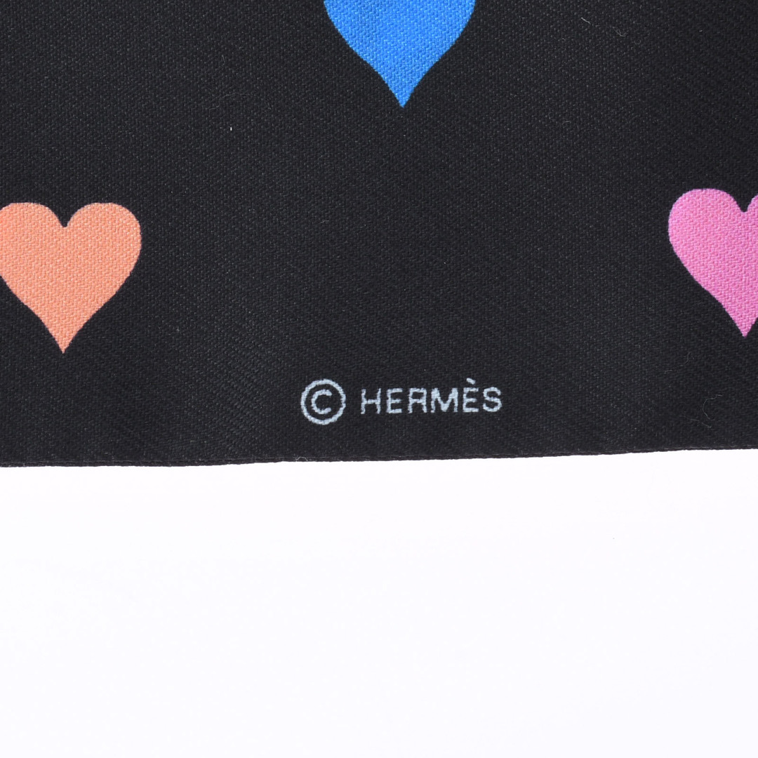 新品 エルメス HERMES レディース スカーフ ブラック シルク100%