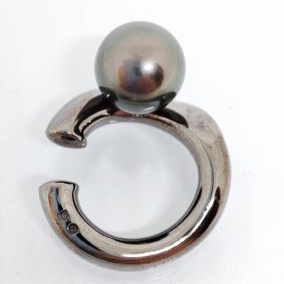 ミキモト(MIKIMOTO)の定価7.1万 MIKIMOTO ミキモト SV ブラックパール イヤーカフ(イヤーカフ)