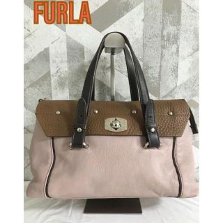 フルラ(Furla)の【良品】FURLA フルラ レザー ハンドバッグ トートバッグ 手提げかばん(ハンドバッグ)