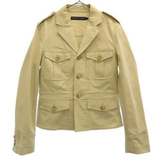 ラルフローレン(Ralph Lauren)のラルフローレン サファリジャケット 7 ベージュ RALPH LAUREN レディース 【中古】  【230122】(ロングコート)