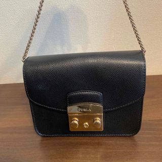 フルラ(Furla)の【美品】FURLA　メトロポリス　ショルダーミニバッグ(ショルダーバッグ)