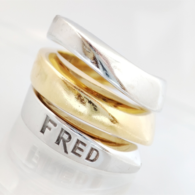 店舗良い - FRED FRED ジュウル リング セルパンティン コンビ 750YG