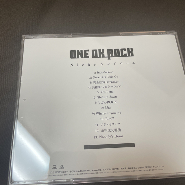 ONE OK ROCK(ワンオクロック)のONE OK ROCK   Nicheシンドローム エンタメ/ホビーのCD(ポップス/ロック(邦楽))の商品写真