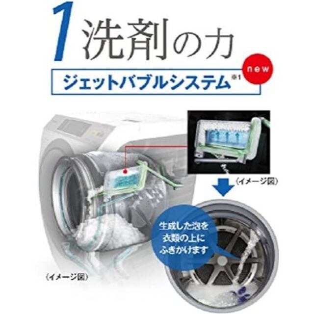 Panasonic(パナソニック)の【商品説明用】２０１５年製Panaドラム式洗濯乾燥機　洗濯容量１０Kg スマホ/家電/カメラの生活家電(洗濯機)の商品写真