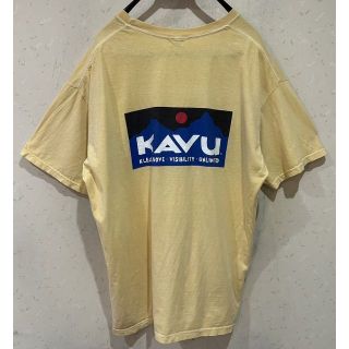 カブー(KAVU)の＊カブー KAVU×FRUIT OF THE LOOM ロゴ 半袖Tシャツ L(Tシャツ/カットソー(半袖/袖なし))