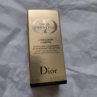 ディオール(Dior)のディオール プレステージ サンプル ホワイト リンクル エマルジョン ルミエール(乳液/ミルク)