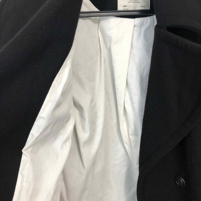 三越伊勢丹購入 Pコート ブラック  レディースのジャケット/アウター(ピーコート)の商品写真