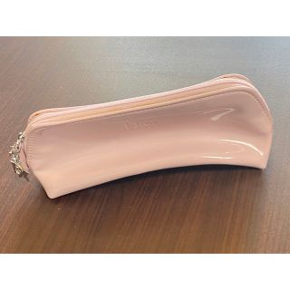 ディオール(Dior)の美品　非売品　ノベルティ　DIOR ペンケース　筆箱　ポーチ　ピンク　エナメル(ペンケース/筆箱)