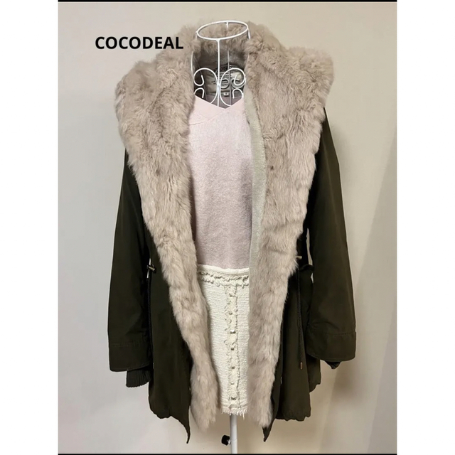 COCO DEAL - (sale)ココディール♡リアルファーモッズコート M 春も